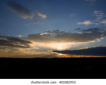 pretty,multicolor sunset