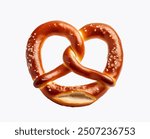 Pretzel isolated on white background