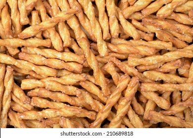 Pretzel Rods (stick) For Background And Texture 