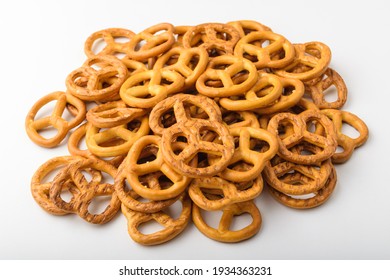 Pretzel Snacks On A White Background