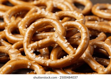 Pretzels close up macro shot - Powered by Shutterstock