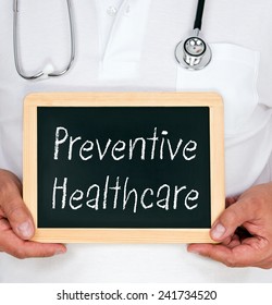 Preventive Healthcare - Physician with chalkboard