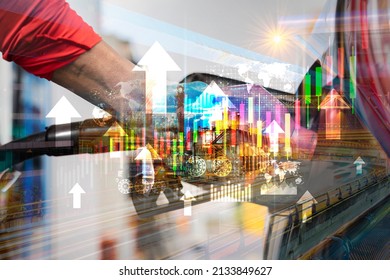 The price of oil is constantly rising. Refuel the car at the gas station at the gas station. The man refueled and refueled his car with gas at a gas station. Oil refinery overlays and traffic lighting - Powered by Shutterstock