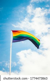 Pride Flag, Oxford Street In Sydney