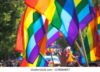 Pride Flags Flying Stock Photo 1198084897 | Shutterstock