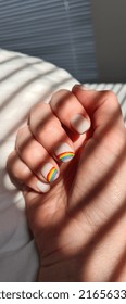 Pride Month Manicure. Rainbow Nails