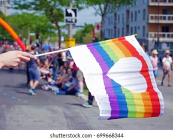 The Pride Parade In Montreal, Canada