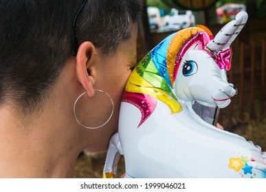 Pride Unicorn  Lady With A Big Earring