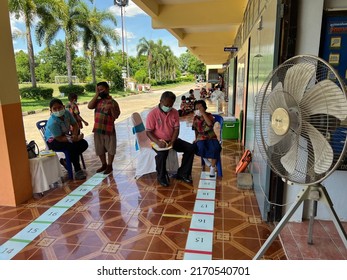 Primary Care Team , Physical Examination, VA Eyes , Eye Examination, Hct , At School, 22 June 2022, Buriram Province.