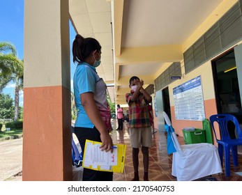 Primary Care Team , Physical Examination, VA Eyes , Eye Examination, Hct , At School, 22 June 2022, Buriram Province.