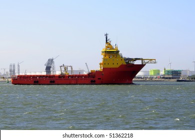 A primary function of a platform supply vessel is to transport supplies to the oil platform and return other cargoes to shore