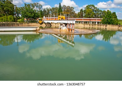 Primary Water Treatment Clarifier At Old Water Treatment Plant, South Africa