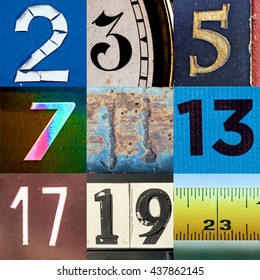 Prime Number Collage