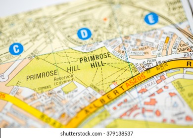 Primrose Hill London Map Primrose Hill London Uk Map Stock Photo 379138537 | Shutterstock