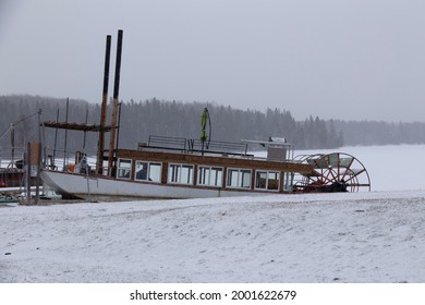 Prince Albert National Park In Winter Saskatchewan Waskesiu