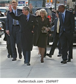 Prince Charles And Camilla Visit Harlem In New York City On January 28, 2007