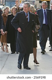 Prince Charles And His Wife Camilla Visit The Harlem Children's Zone In Manhattan On January 28, 2007