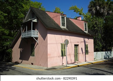 The Prince Murat House (home To Napoleon's Nephew), St. Augustine, Florida