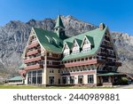 The Prince of Wales Hotel at Waterton Lakes National Park in Alberta, Canada