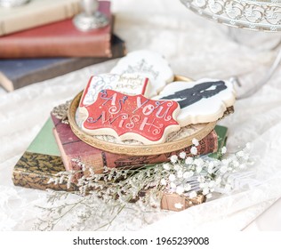 Princess Bride Themed Wedding, Including A Castle, Cookies, And A Bride  Groom Representing Buttercup  Westley.