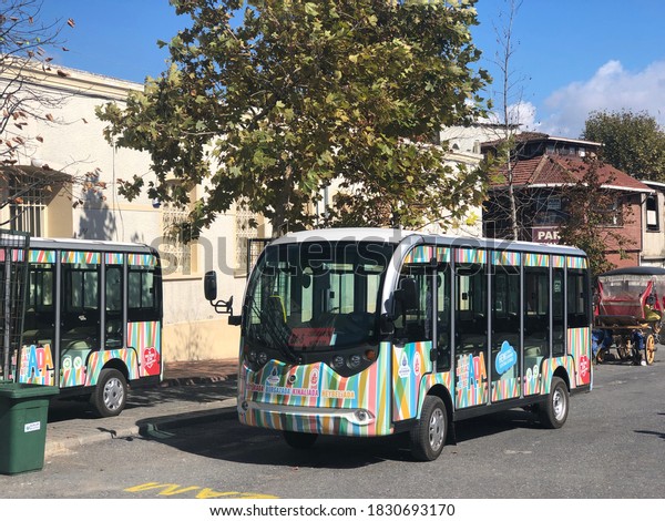 At Princess Island, Istanbul electricity\
cars started to serving, in October\
2020