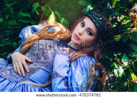 Princess in magic forest