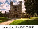 Princeton campus on a warm sunny autumn day.