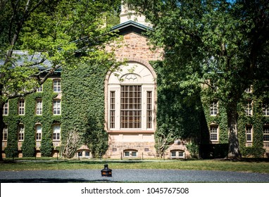 Princeton, New Jersey - September, 2016 : Nassau Hall, The Oldest Building At Princeton University, Princeton University Is A Private Ivy League University In New Jersey, USA.