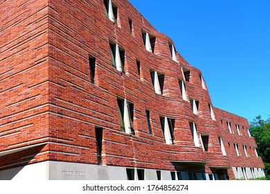 PRINCETON, NJ -14 JUN 2020- View Of A Brick Residential College On The Ivy League Campus Of Princeton University In New Jersey, United States.