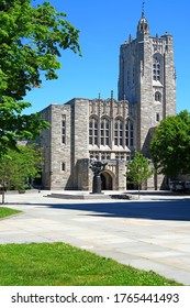 PRINCETON, NJ -14 JUN 2020- The Princeton University Firestone Library, A Landmark Neo-Gothic Library On The Ivy League Campus Of Princeton University In New Jersey, United States.