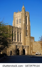 PRINCETON, NJ -16 NOV 2020- The Princeton University Firestone Library, A Landmark Neo-Gothic Library On The Ivy League Campus Of Princeton University In New Jersey, United States.