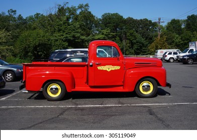 Vintage Red Ford Truck Images Stock Photos Vectors Shutterstock