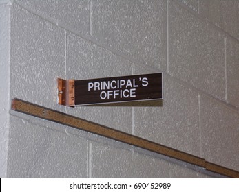 principal office sign - Shutterstock ID 690452989