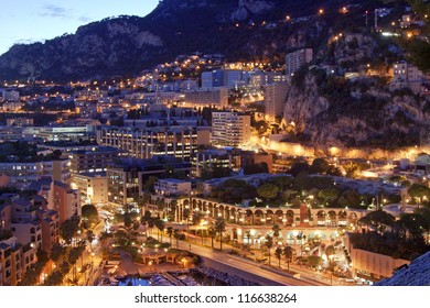Principality of Monaco. Evening look
