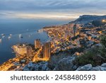 The Principality of Monaco on the French Riviera