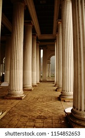 Prinsep Ghat On A Cold Foggy Morning, Calcutta (Kolkata), India