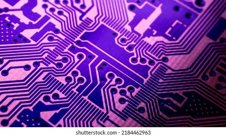 a printed circuit board in red - Powered by Shutterstock - Get 15% off with code: PIKWIZARD15