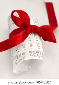 Printed Receipt As A Gift