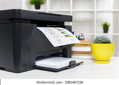 printer in office - Shutterstock ID 1081687238