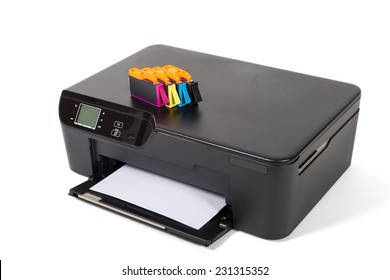 Printer, scanner, copier  isolated on white background - Shutterstock ID 231315352