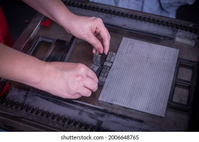 Printer at work in close-up