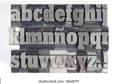 Printers Blocks English Alphabet Upper Case Stock Photo Edit Now