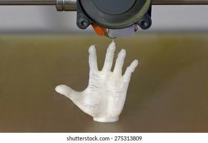 Printing Human Hand With 3D Printer