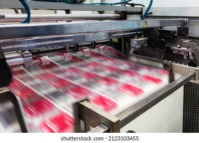 Printing Process In A Modern Printing House