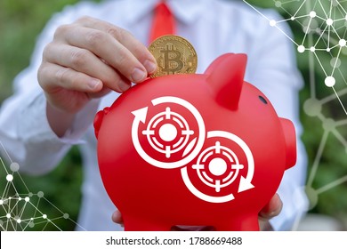 Priorities Investing Banking Cryptocurrency Concept. Investment Priority Target Goal.