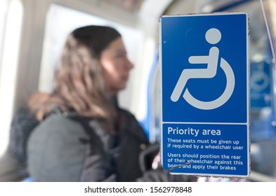 Priority Seat In The London Metro, Public Transport In London