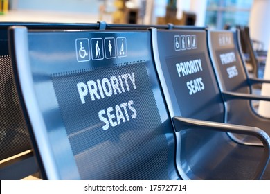 Priority Seats In Airport.