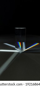 Prism Refracting Light - Rainbow Color