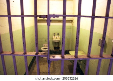 Prison cell interior