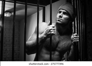 The Prisoner Worries About A Criminal Conduct Being Behind A Lattice